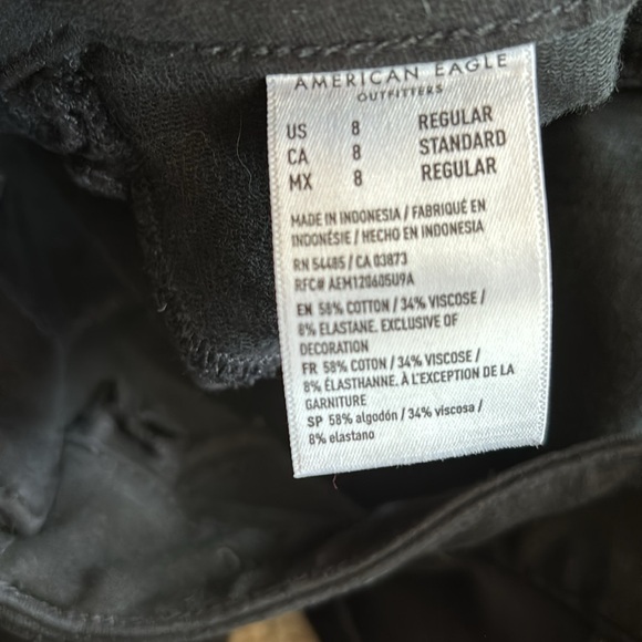 American Eagle black jeggings - Picture 6 of 6